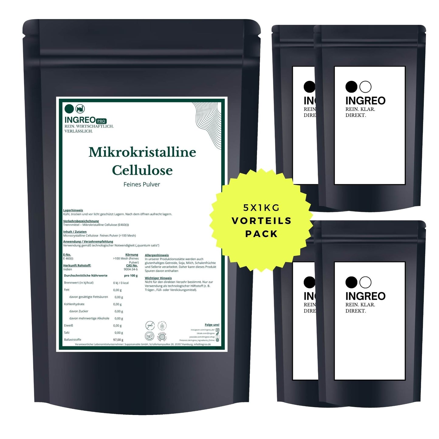 mikrokristalline-cellulose-feines-pulverBundle_Fuenferpack_5kg_zum_Vorteilspreis_Ingreo