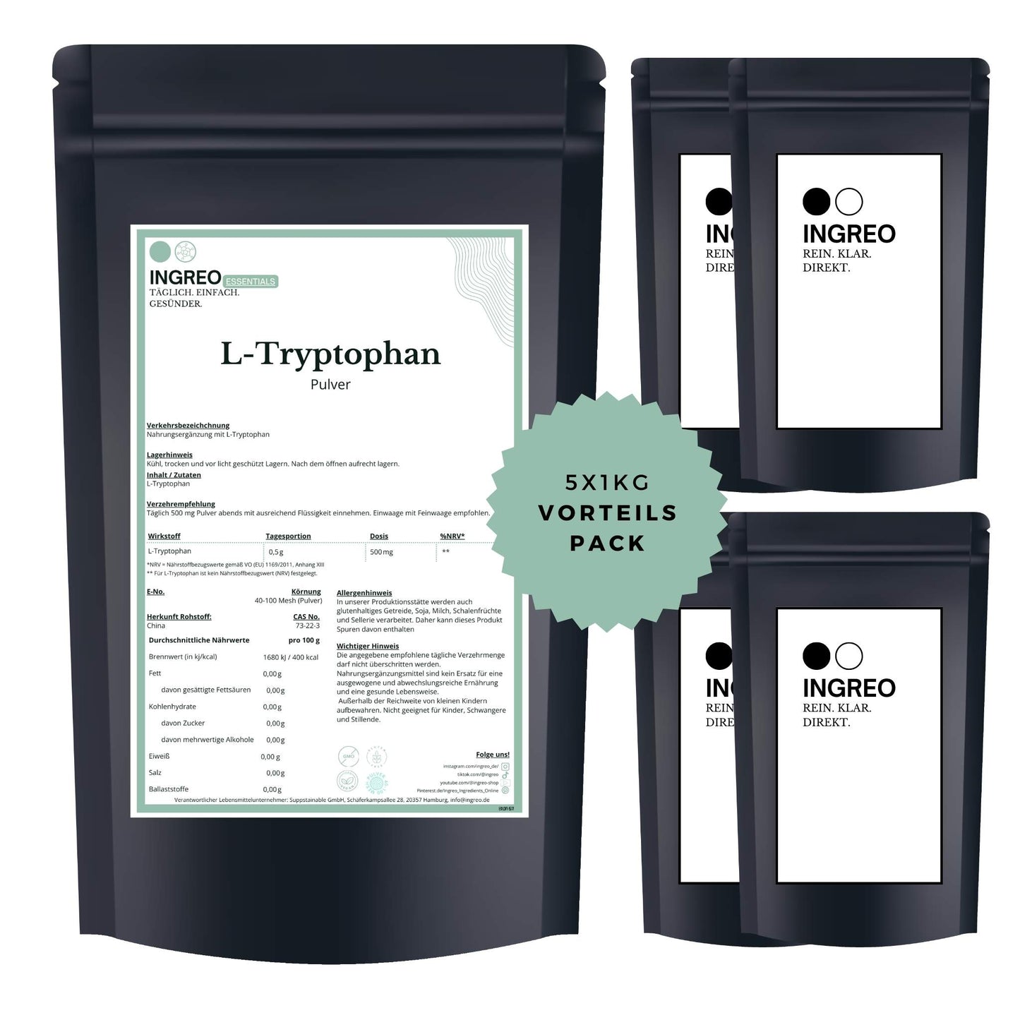 l-tryptophan-pulverBundle_Fuenferpack_5kg_zum_Vorteilspreis_Ingreo