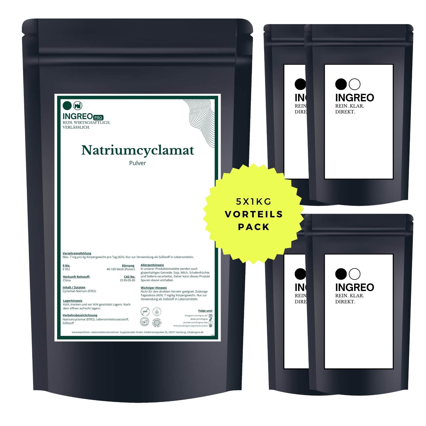 natriumcyclamat-pulverBundle_Fuenferpack_5kg_zum_Vorteilspreis_Ingreo