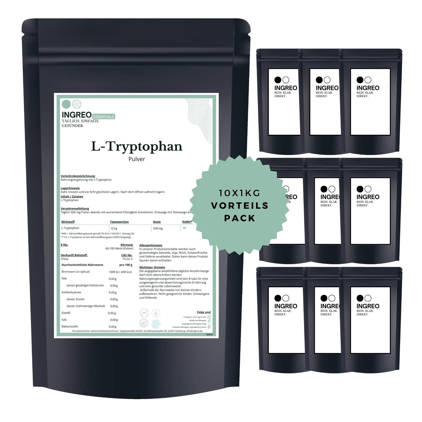 l-tryptophan-pulverBundle_Zehnerpack_10kg_zum_Vorteilspreis_Ingreo