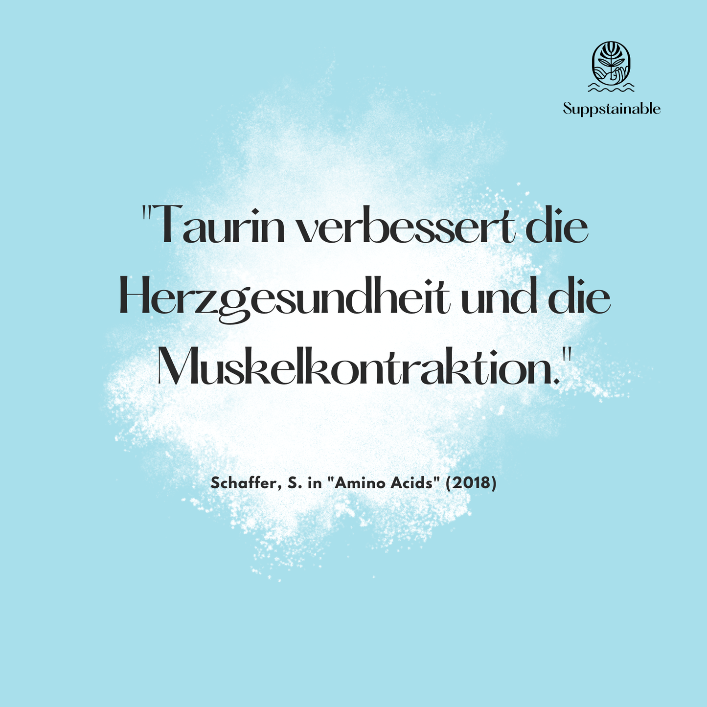 Taurin-Pulver für Pre-Workout Booster | Suppstainable