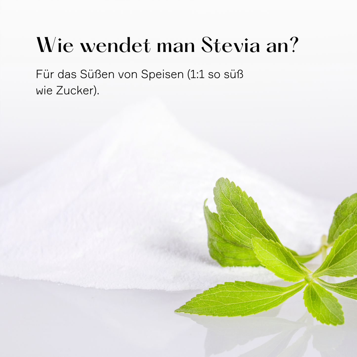 Erythrit Stevia Pulver (Zuckerersatz)
