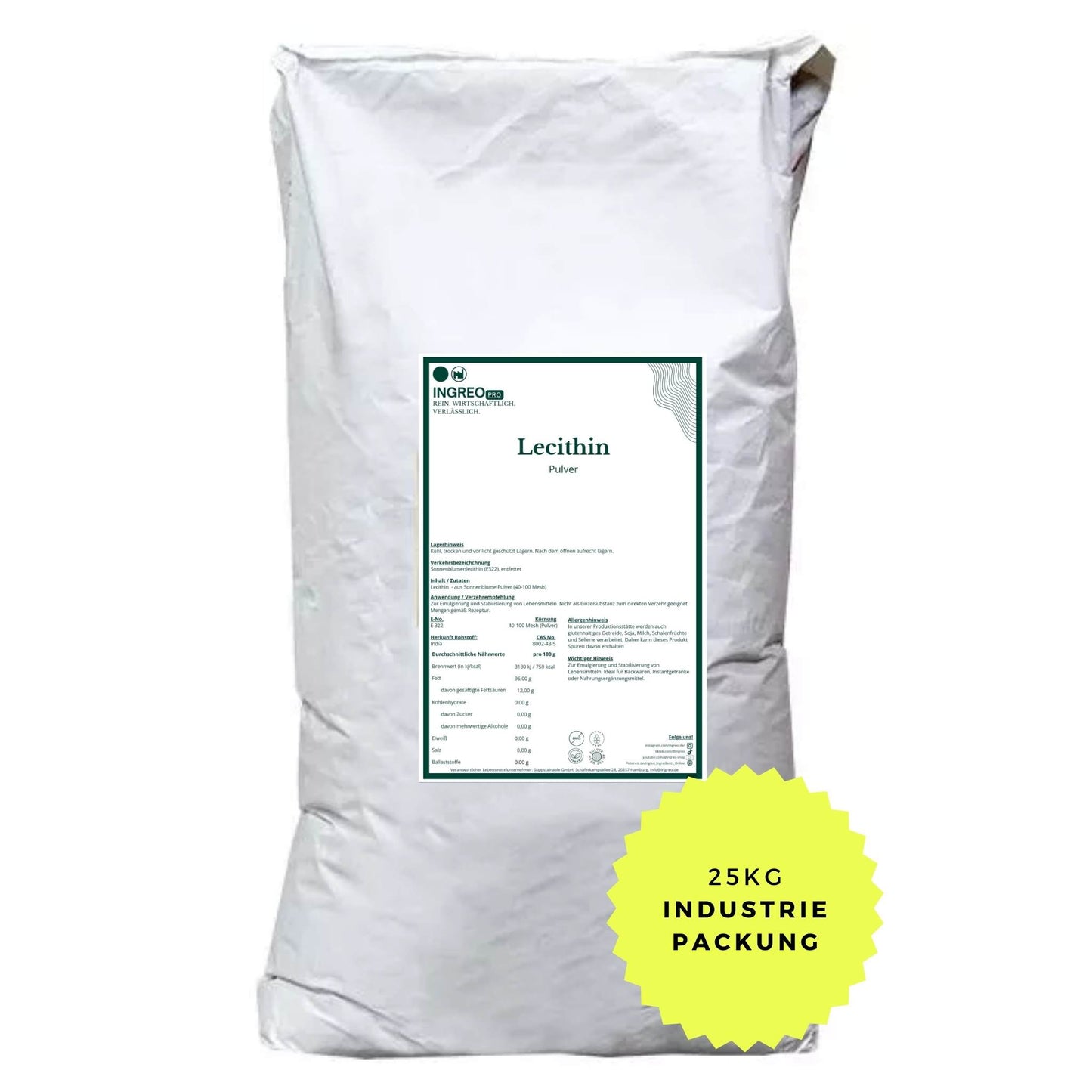 sonnenblumenlecithin-pulvervorteil_von _Ingreo