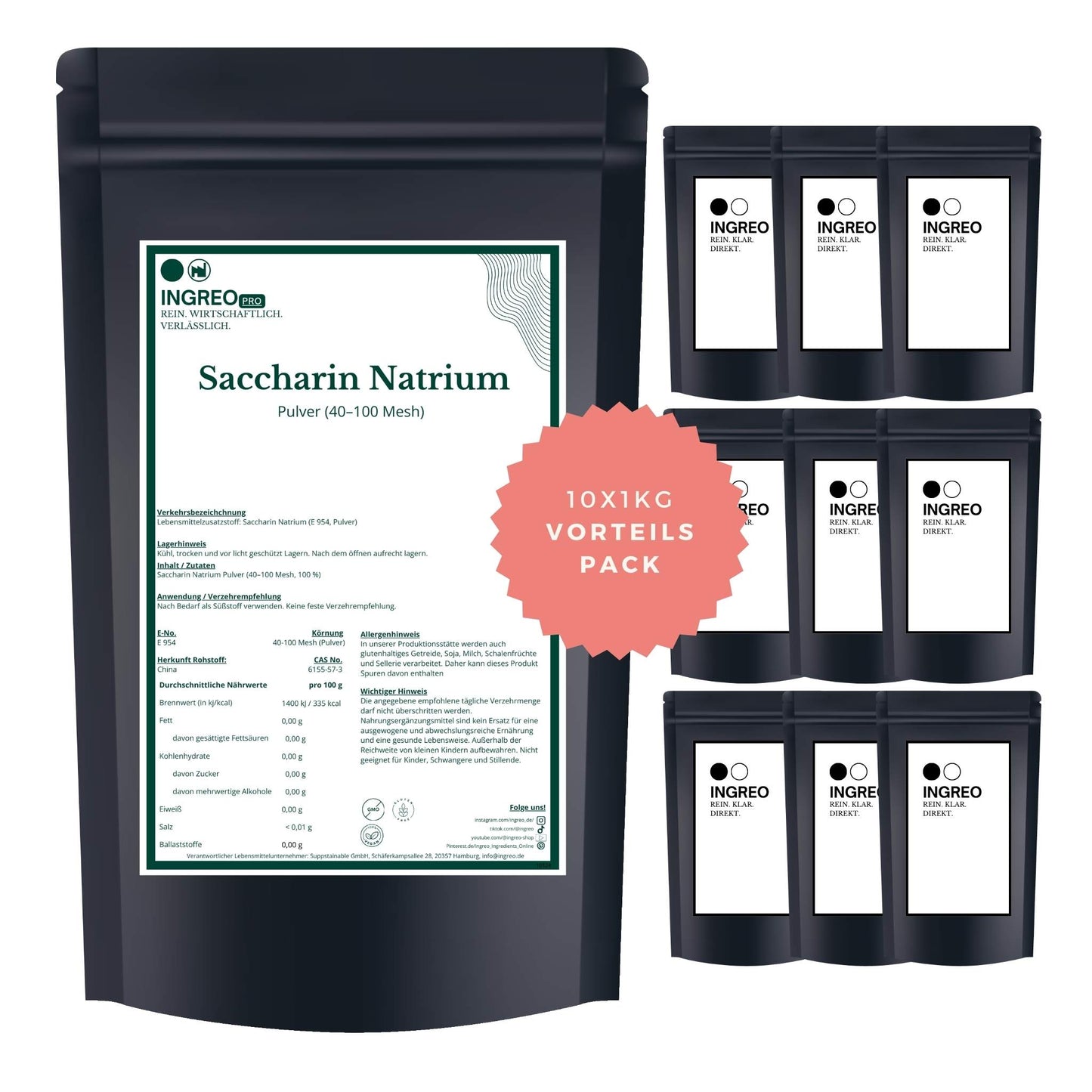sachharin-natrium-pulver-40-100-meshBundle_Zehnerpack_10kg_zum_Vorteilspreis_Ingreo