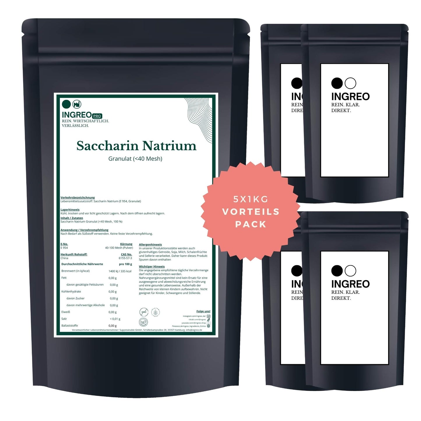 sachharin-natrium-granulat-40-meshBundle_Fuenferpack_5kg_zum_Vorteilspreis_Ingreo