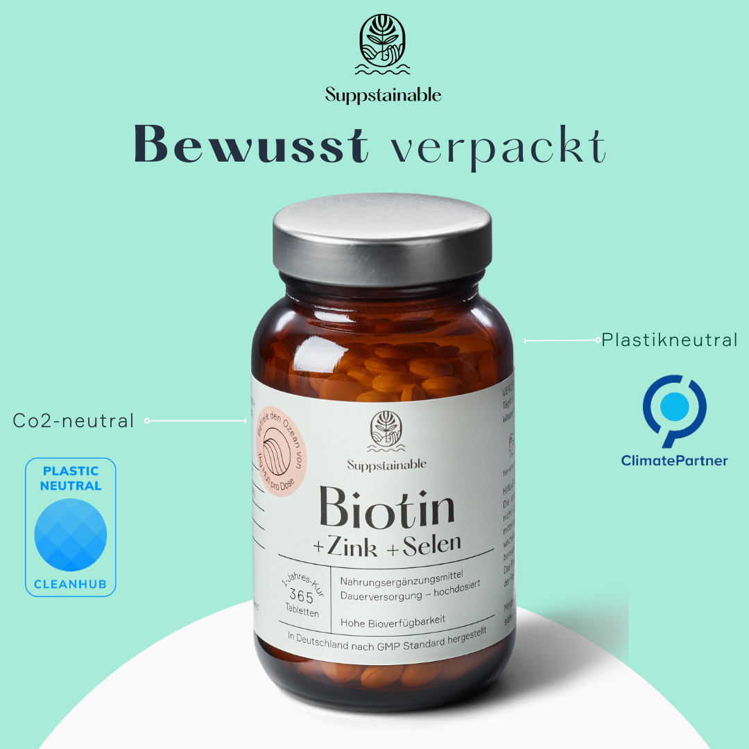 Biotin, Zink & Selen Tabletten
