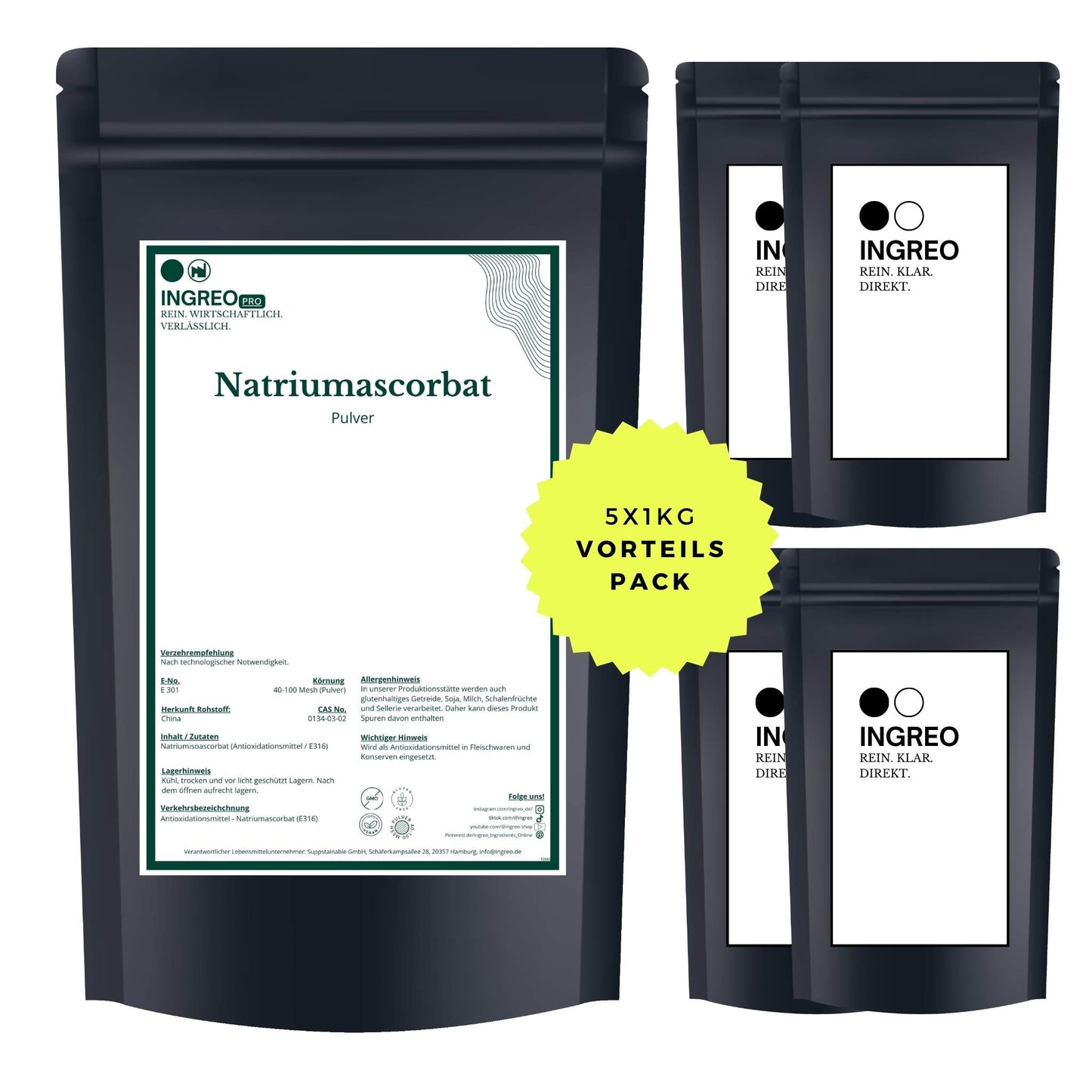 natriumascorbat-pulverBundle_Fuenferpack_5kg_zum_Vorteilspreis_Ingreo