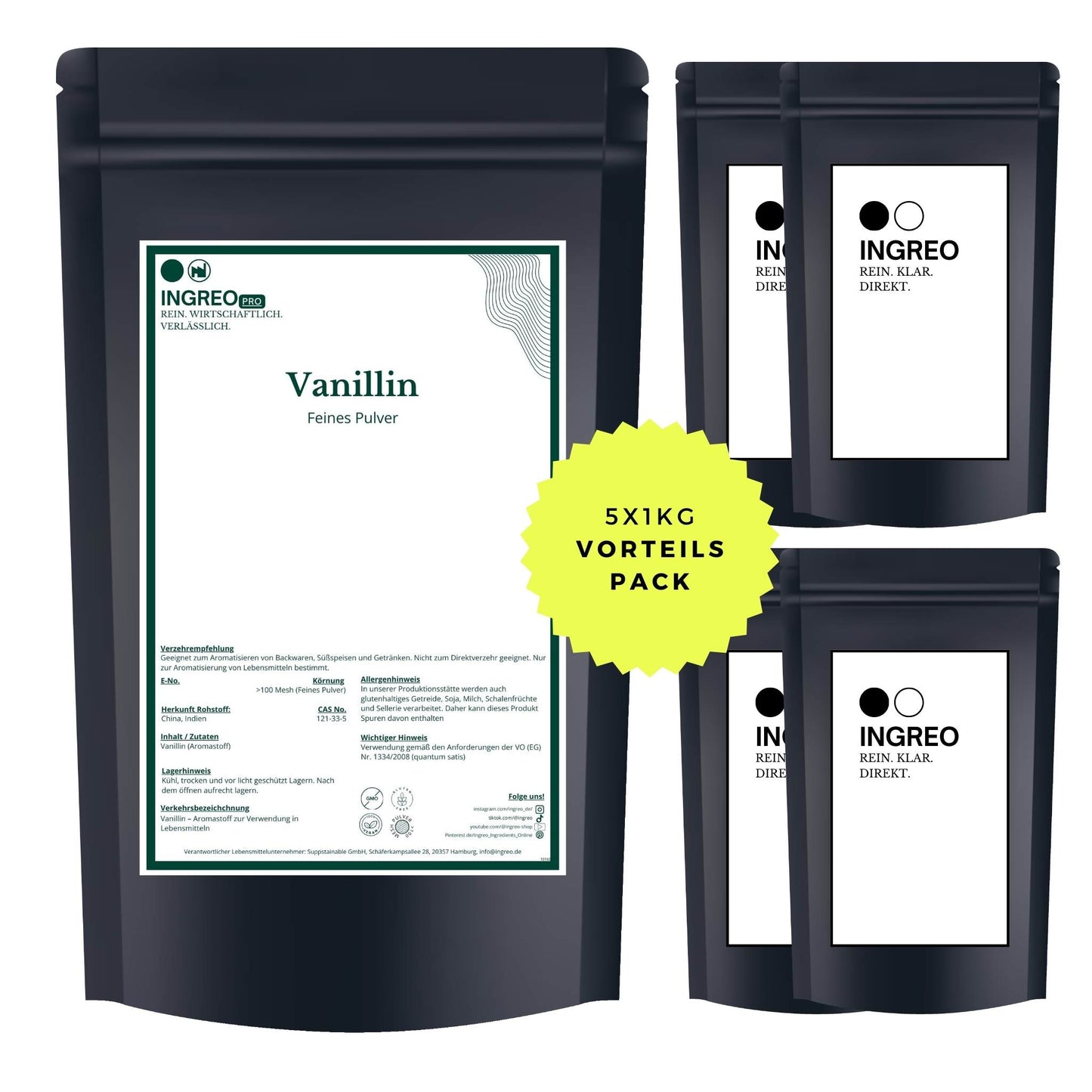 vanillin-feines-pulverBundle_Fuenferpack_5kg_zum_Vorteilspreis_Ingreo