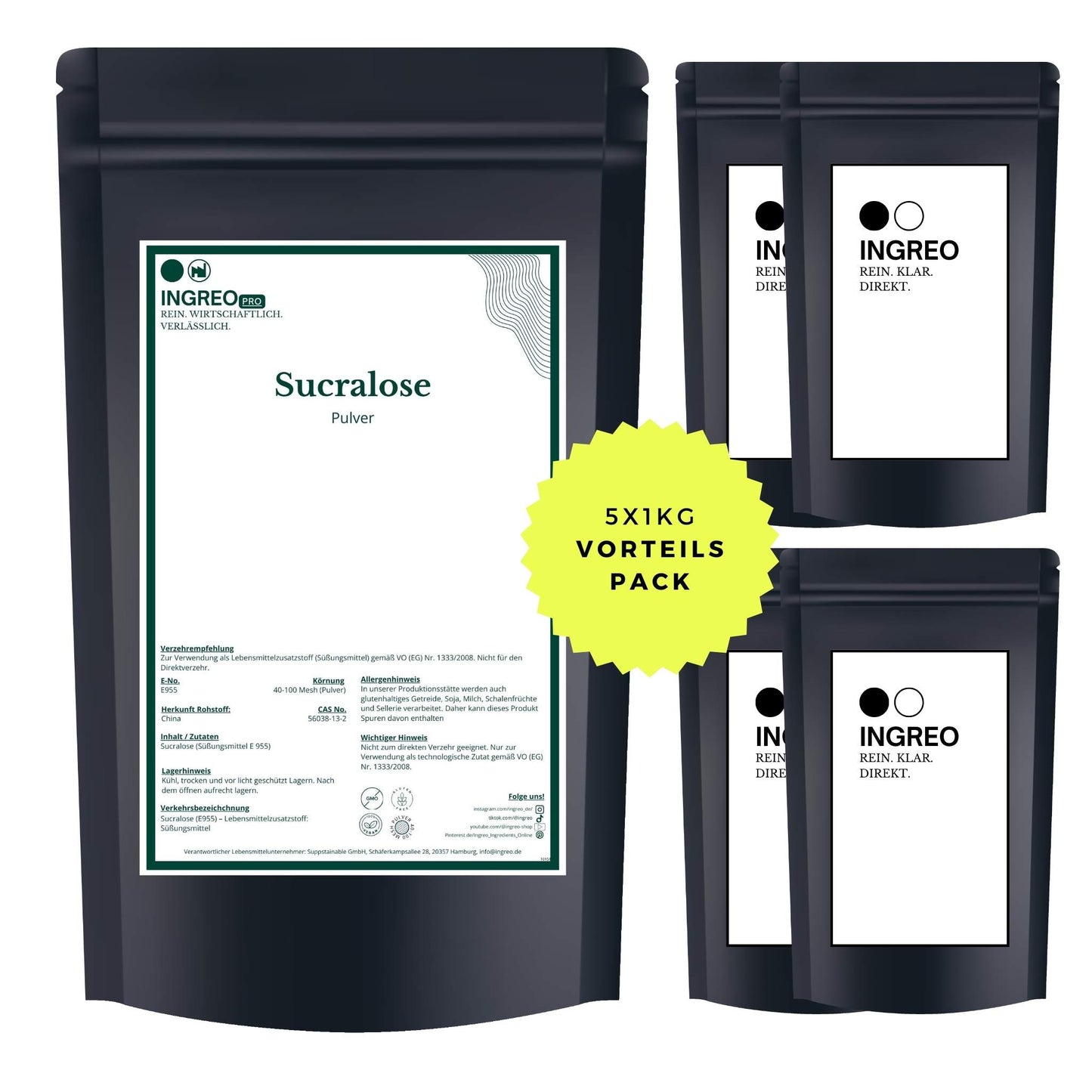 sucralose-pulverBundle_Fuenferpack_5kg_zum_Vorteilspreis_Ingreo