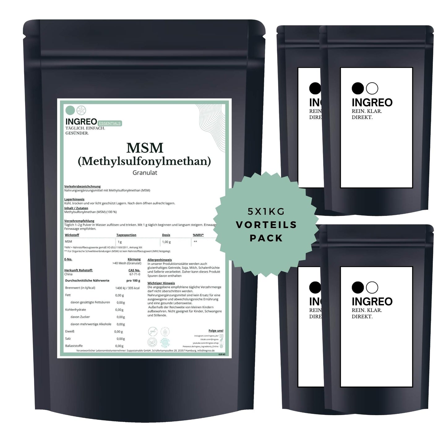 msm-granulatBundle_Fuenferpack_5kg_zum_Vorteilspreis_Ingreo
