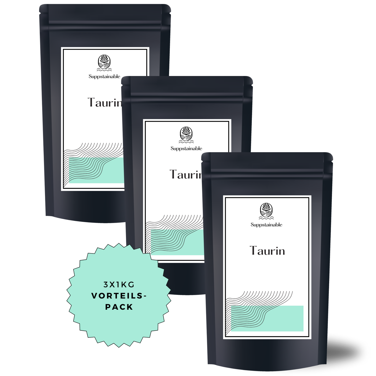 Taurin-Pulver für Pre-Workout Booster | Suppstainable