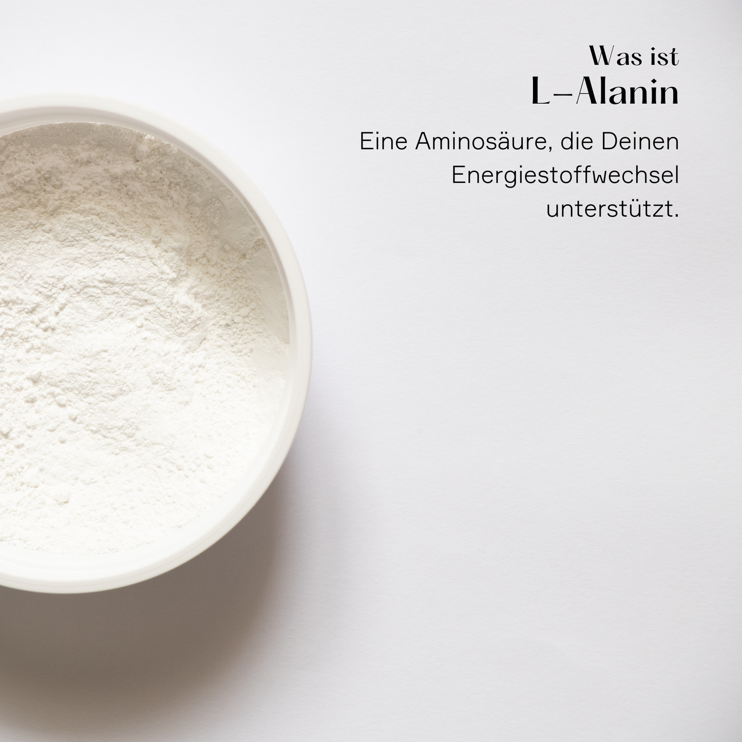 eine Aminosäure, die deinen Stoffwechsel unterstützt