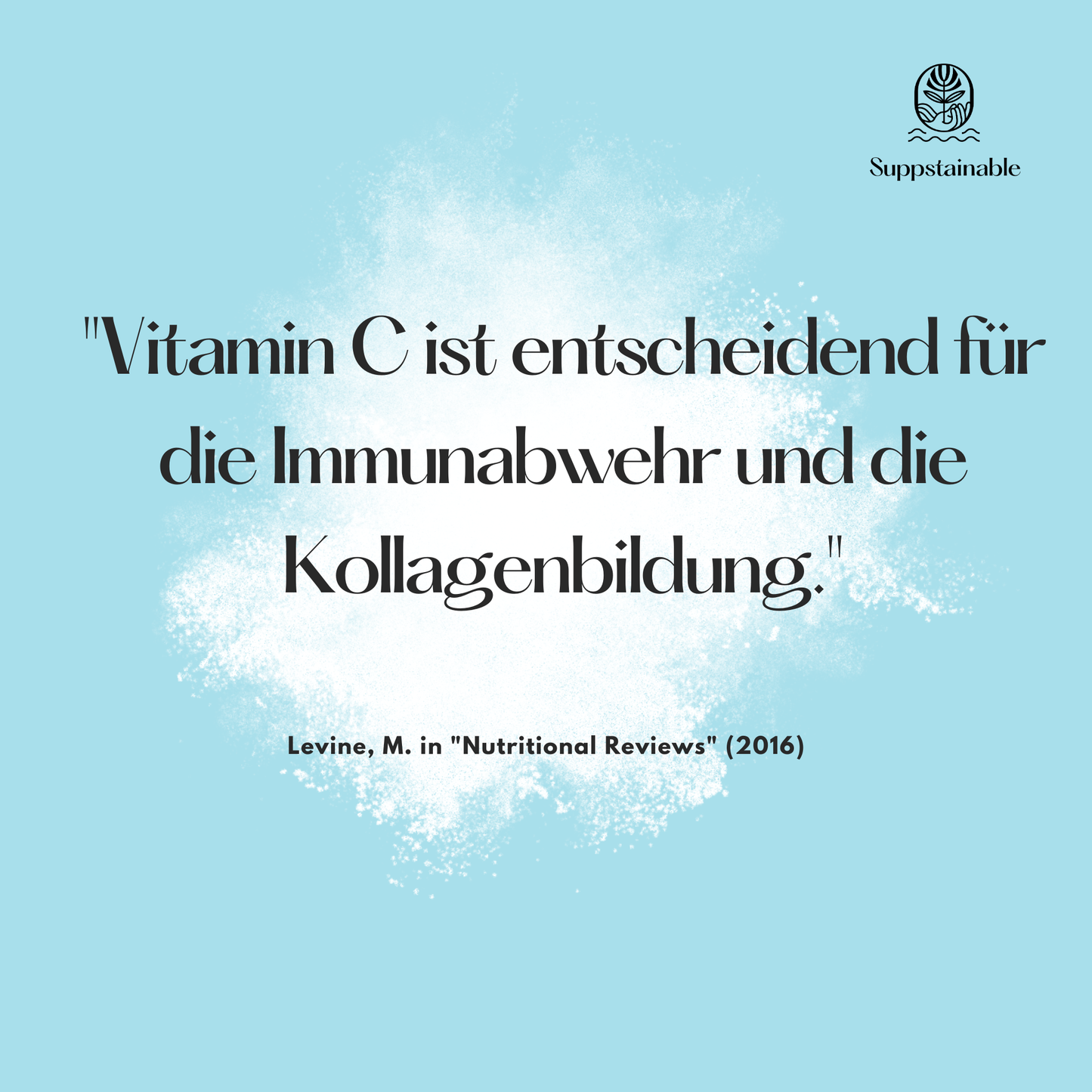 Vitamin C Ascorbinsäure ist entscheidend für Immunabwehr und kollagenbildung suppstainable