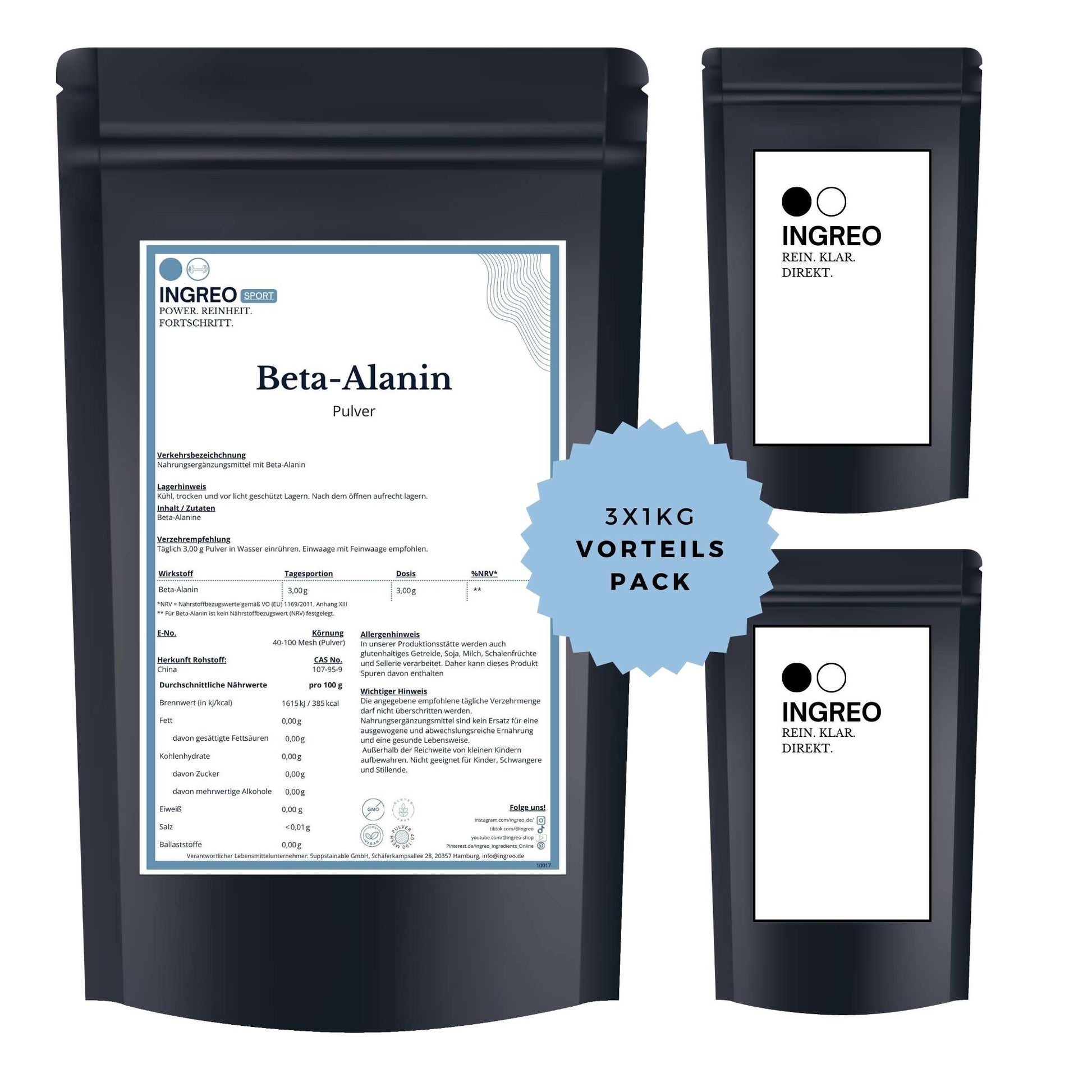 beta-alanin-pulverBundle_Dreierpack_3kg_zum_Vorteilspreis_Ingreo