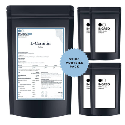 l-carnitin-base-pulverBundle_Fuenferpack_5kg_zum_Vorteilspreis_Ingreo