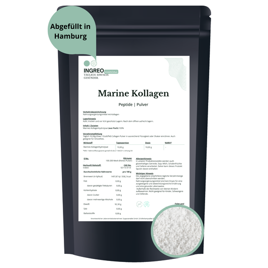 Marine Kollagen Feines Pulver (100-200 Mesh) - Suppstainable