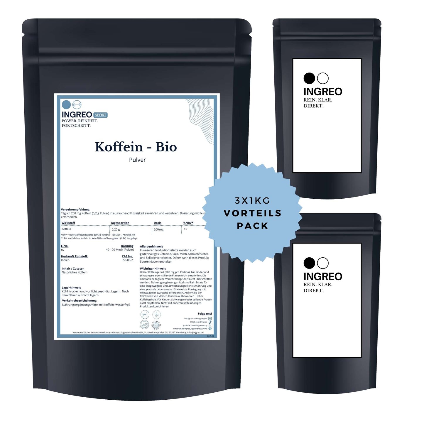 koffein-wasserfrei-bio-pulverBundle_Dreierpack_3kg_zum_Vorteilspreis_Ingreo