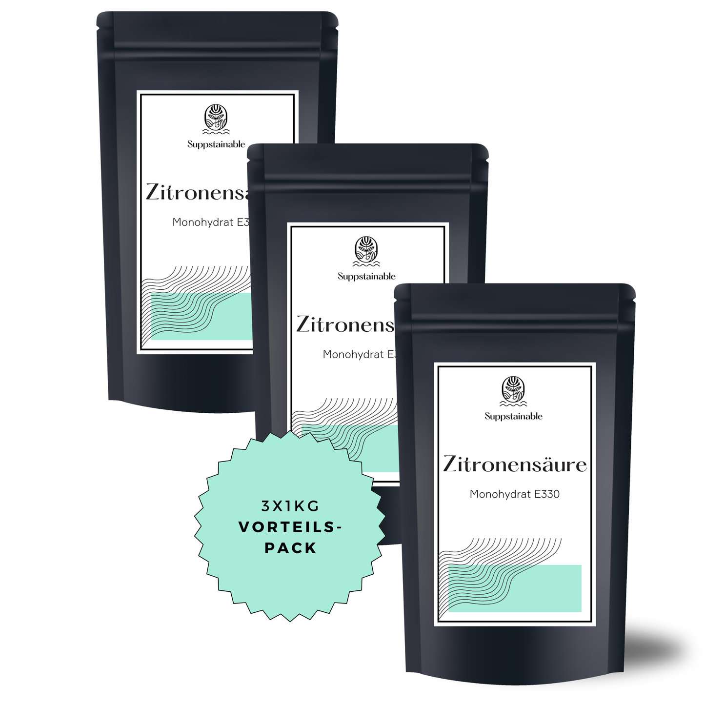 Zitronensäure E330 Anhydrit Pulver in Lebensmittelqualität