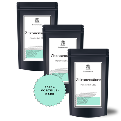 Zitronensäure E330 Anhydrit Pulver in Lebensmittelqualität