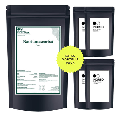 natriumisoascorbat-pulverBundle_Fuenferpack_5kg_zum_Vorteilspreis_Ingreo