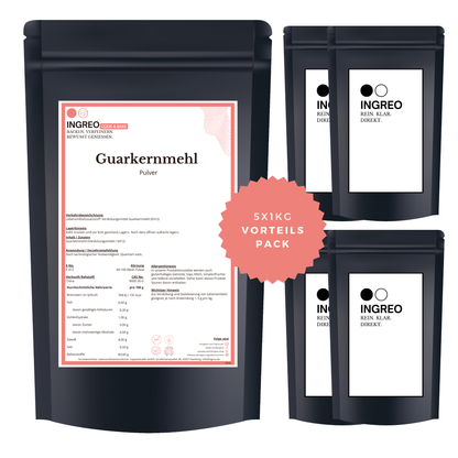 Guarkernmehl - Guar Gum Pulver (4-100 Mesh) - Suppstainable