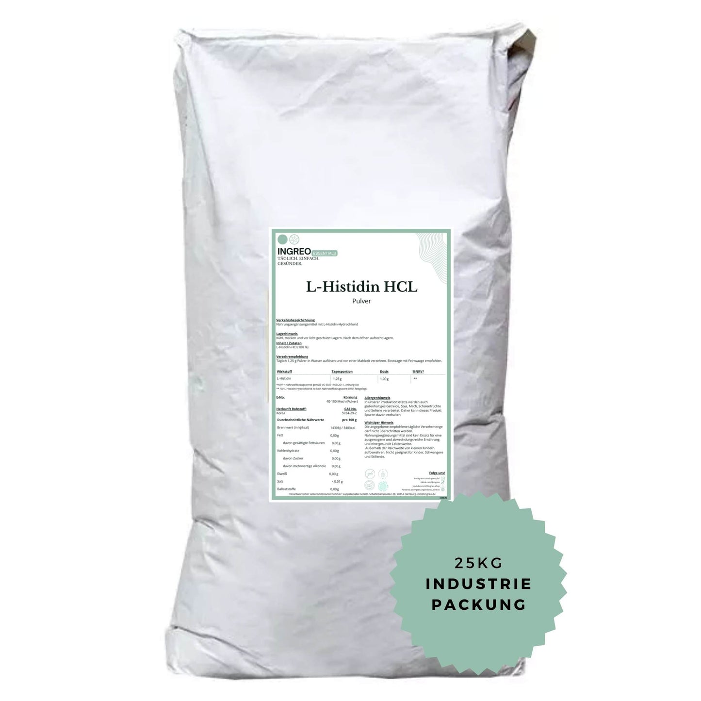 l-histidin-hcl-pulver25kg_Industrigebinde_als_Sack_zum_Vorteilspreis