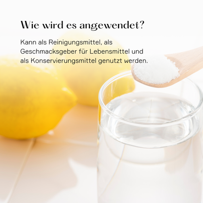 Zitronensäure E330 Anhydrit Pulver in Lebensmittelqualität