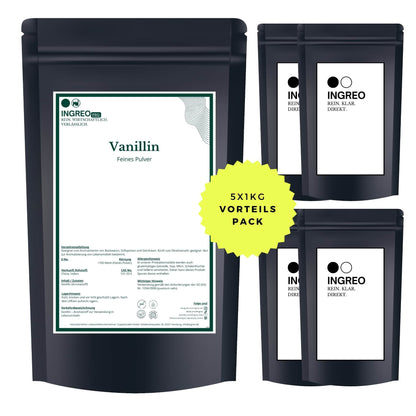 vanillin-feines-pulverBundle_Fuenferpack_5kg_zum_Vorteilspreis_Ingreo