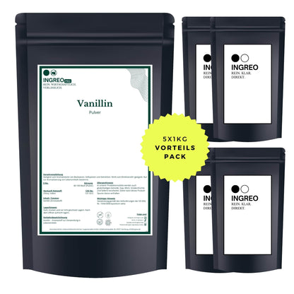 vanillin-pulverBundle_Fuenferpack_5kg_zum_Vorteilspreis_Ingreo