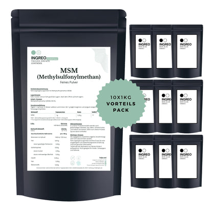 MSM (Methylsulfonylmethan)  Feines Pulver (>100 Mesh)