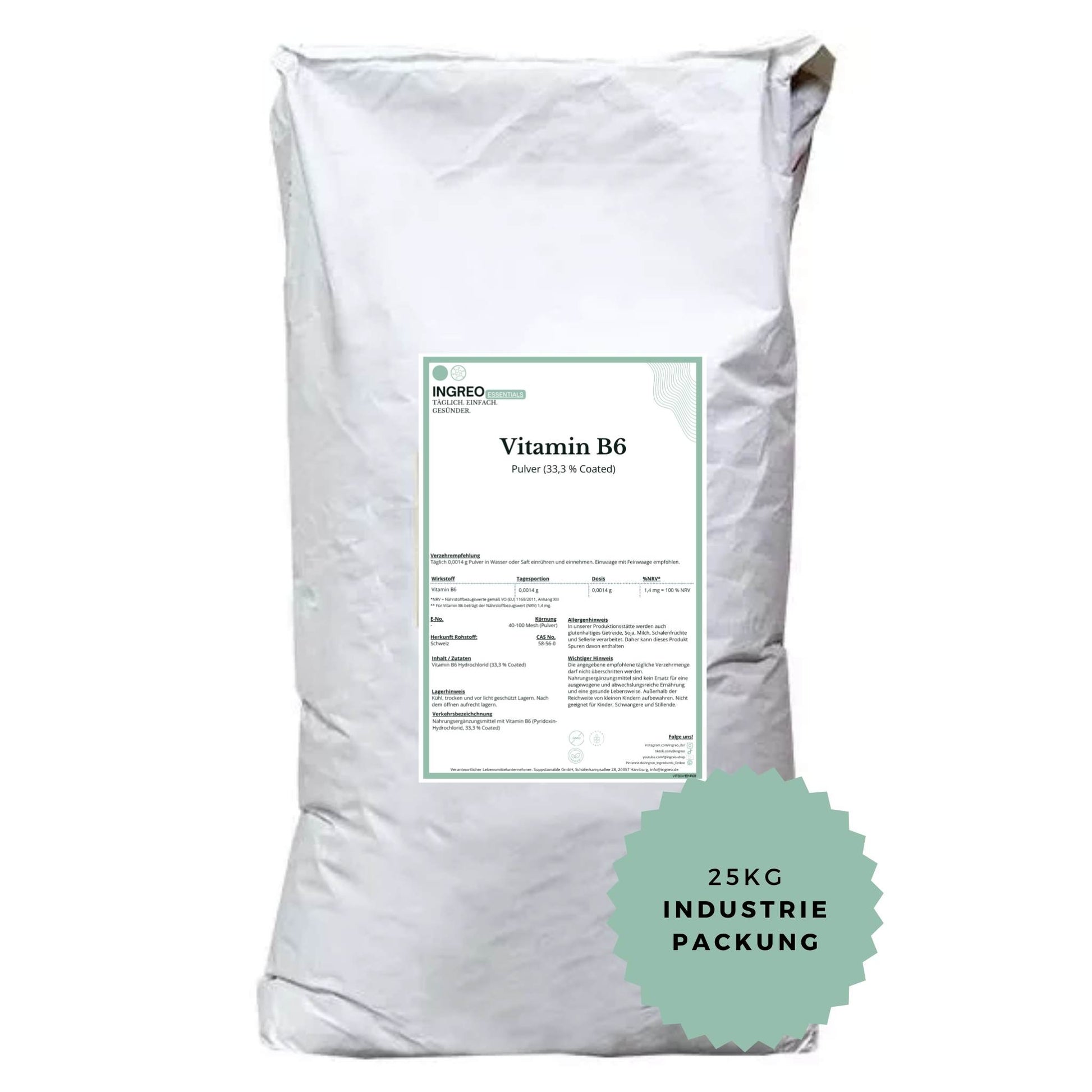 vitamin-b6-hydrochlorid-hcl-33-3-coated-pulver-40-100-mesh25kg_Industrigebinde_als_Sack_zum_Vorteilspreis