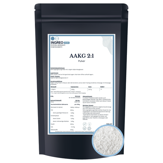 AAKG Arginin Ketoglutarat 2:1  Pulver (40-100 Mesh) - Suppstainable
