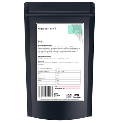 Guarkernmehl GuarGum von Suppstainable von hinten
