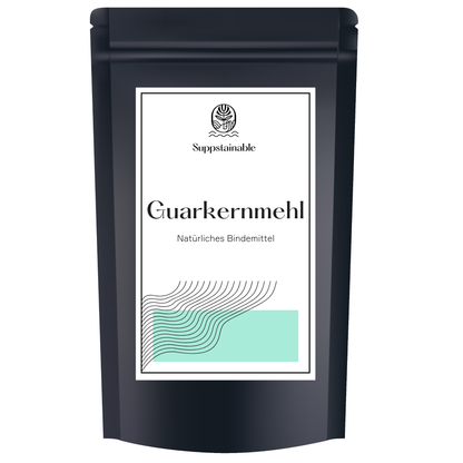 Guarkernmehl GuarGum von Suppstainable von vorne