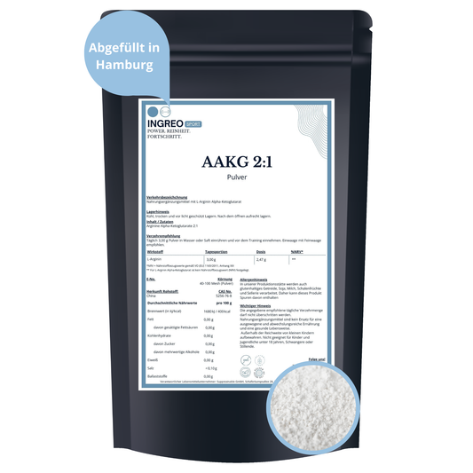 AAKG Arginin Ketoglutarat 2:1  Pulver (40-100 Mesh) - Suppstainable