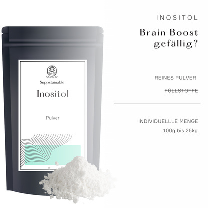 Inositol Pulver als Brain Boost von Suppstainable