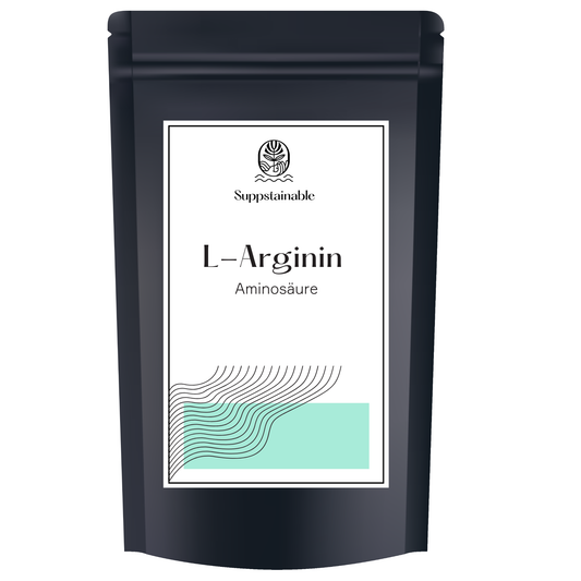 L-Arginin Pulver von vorne von Suppstainable