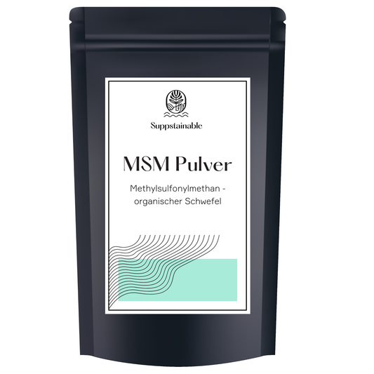 MSM Pulver von vorne von Suppstainable
